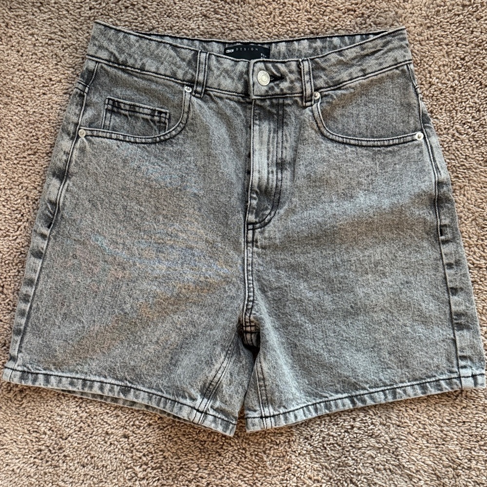 Zara Gray Denim Women's Jean Shorts